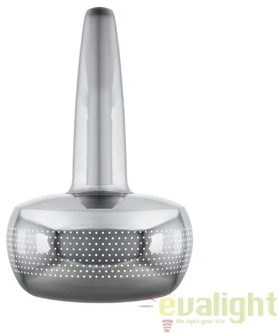 Abajur metalic design retro Clava Polished Steel