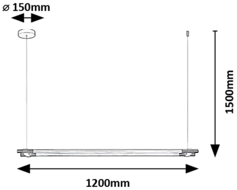 Lustra LED suspendata stil minimalist Nivaro