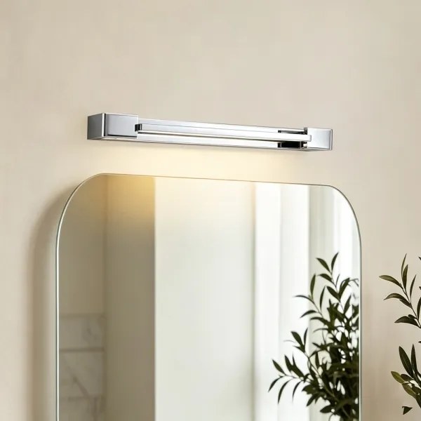 Brilagi - Iluminare LED pentru oglinzi de baie AQUA LINE LED/12W/230V 45 cm IP44 crom lucios