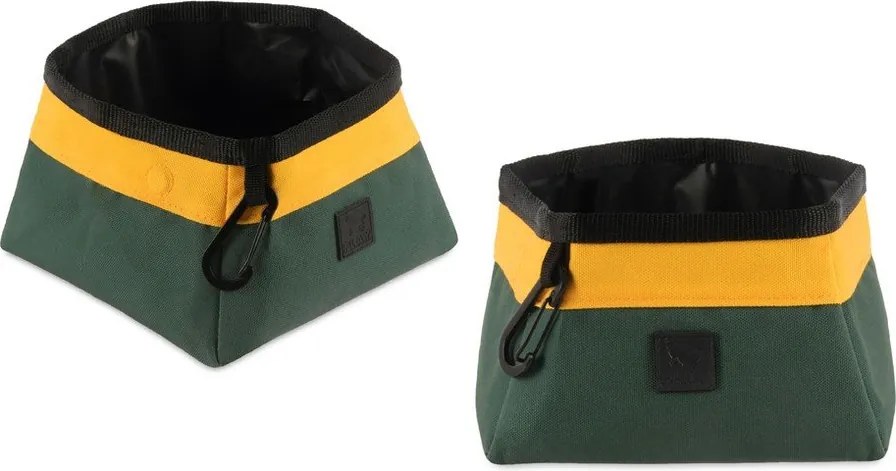 Bol de călătorie pliabil din material textil ø 18 cm Moss – P.L.A.Y.