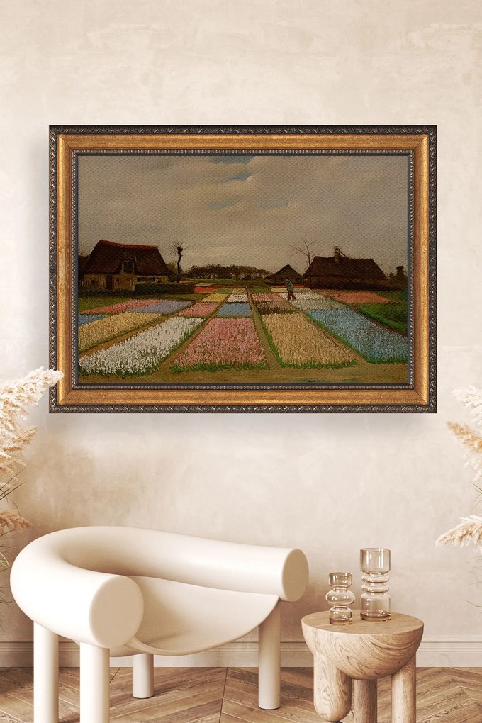 Pictură decorativă pe pânză înrămată, Wallity, Culoare: Multicolor