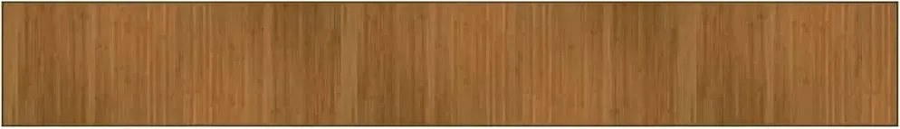 vidaXL Covor dreptunghiular, maro, 70x500 cm, bambus