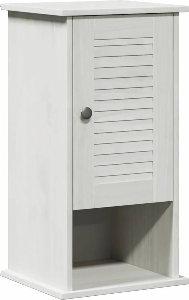 vidaXL Dulap de Baie cu raft VIGO Alb și Alb Antic 37 x 34 x 71,5 cm