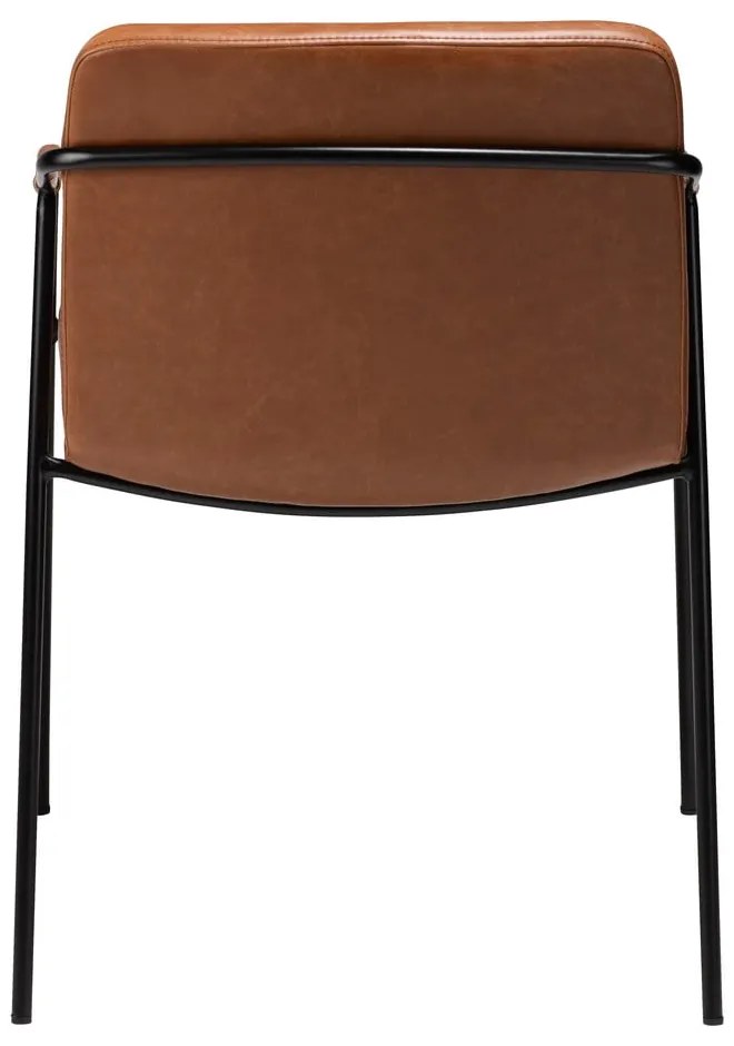 Scaun de dining din piele artificială DAN-FORM Denmark Boto, maro