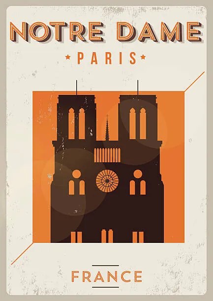 Ilustrație Typographic Paris City Poster Design, kursatunsal