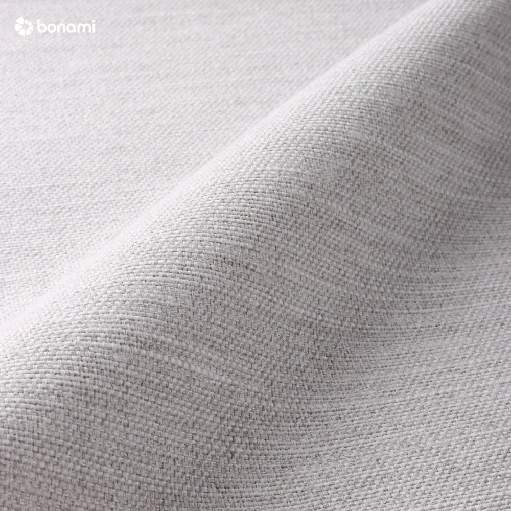 Pat matrimonial gri deschis tapițat cu spațiu de depozitare cu somieră 140x200 cm Lotte – Meise Möbel