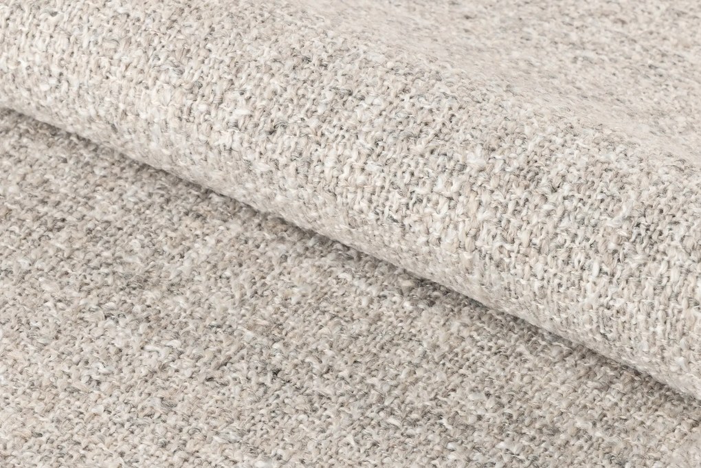 MAZZONI EXPORT SARETTA Bej Melanj (material Java 196) - SCAUN MODERN PIVOTANT TAPIȚAT PENTRU SALON/SUFRAGERIE/BIROU LOFT