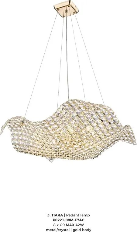 Lustra moderna suspendata TIARA