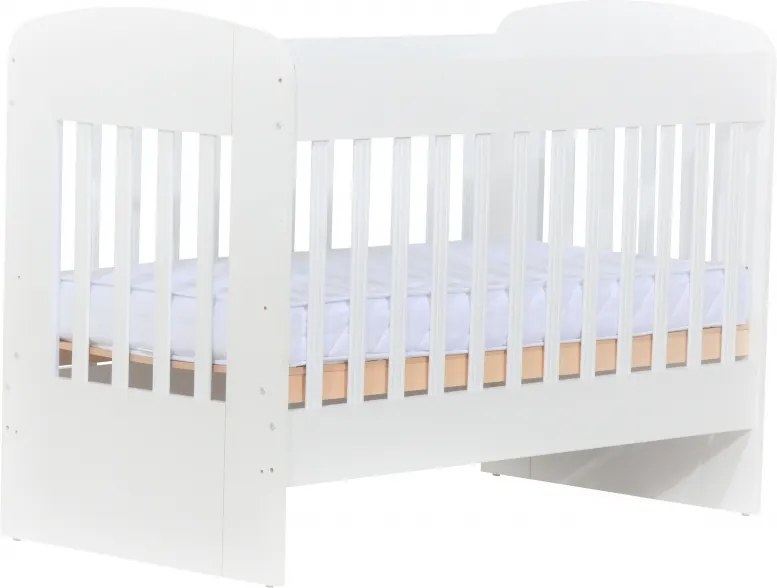 Set patut din lemn Nichiduta 120x60 cm Sweet Dreams II +  Saltea cocos 12 cm