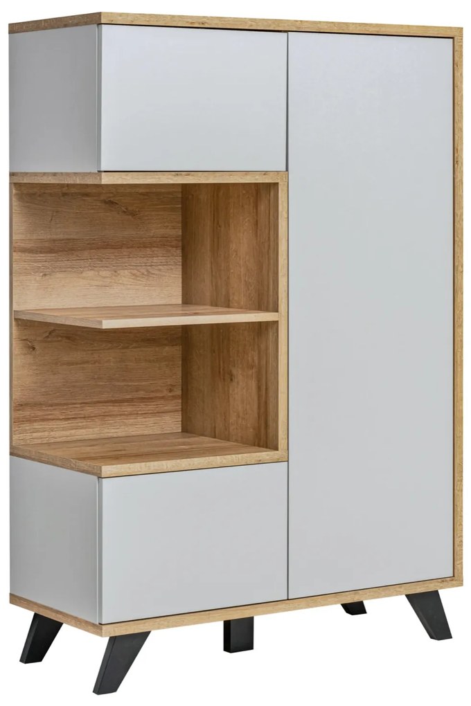 Mobilier living Betsy 20 RVPG BA (gri perlă + stejar riviera). 1024056