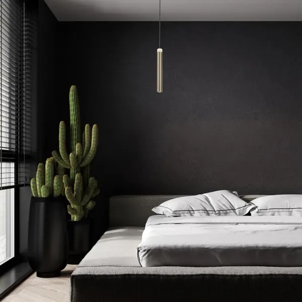 Lustră LED pe cablu Rabalux 72238 THELMA LED/10W/230V 4000K negru/auriu