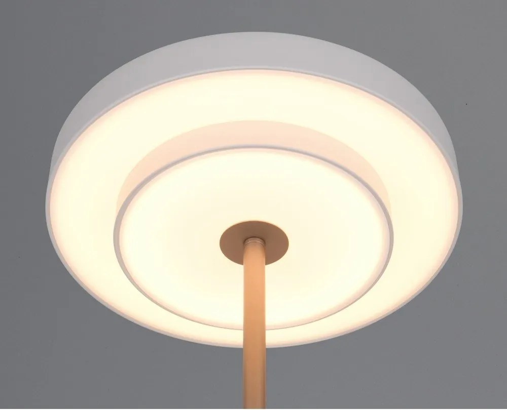 Lampadar fildeș LED cu intensitate reglabilă (înălțime 138 cm) Keaton – Trio