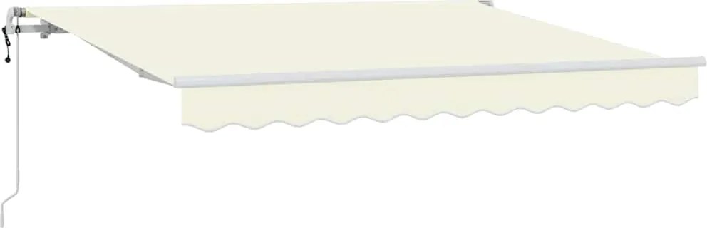 vidaXL Cortina Retractabilă Crem 250 x 200 cm țesătură