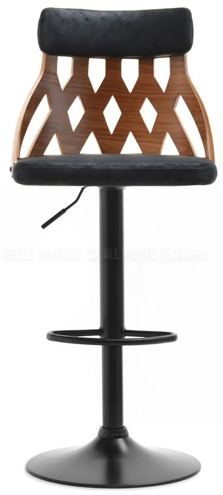 Scaun Henriette (nuc închis + negru). Promo -18%. 1110615