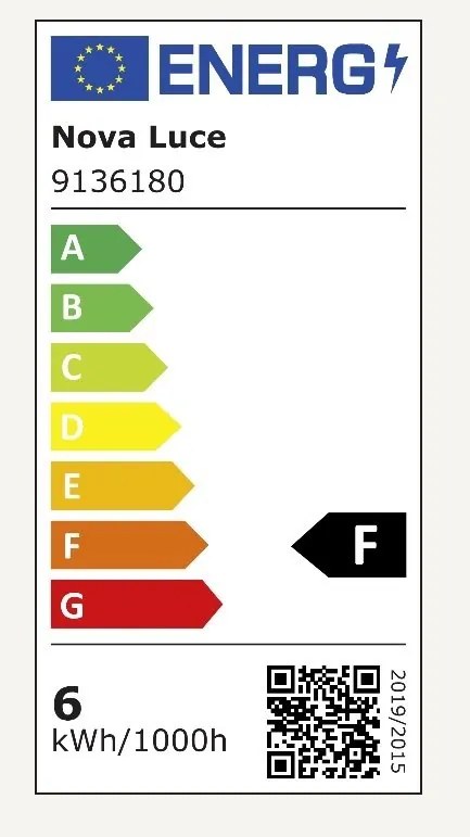 Aplica LED ambientala design modern minimalist EPIC negru