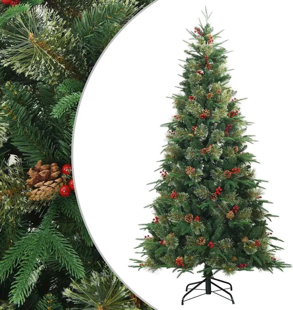 vidaXL Brad de Crăciun artificial cu ramuri articulare Verde 240 cm