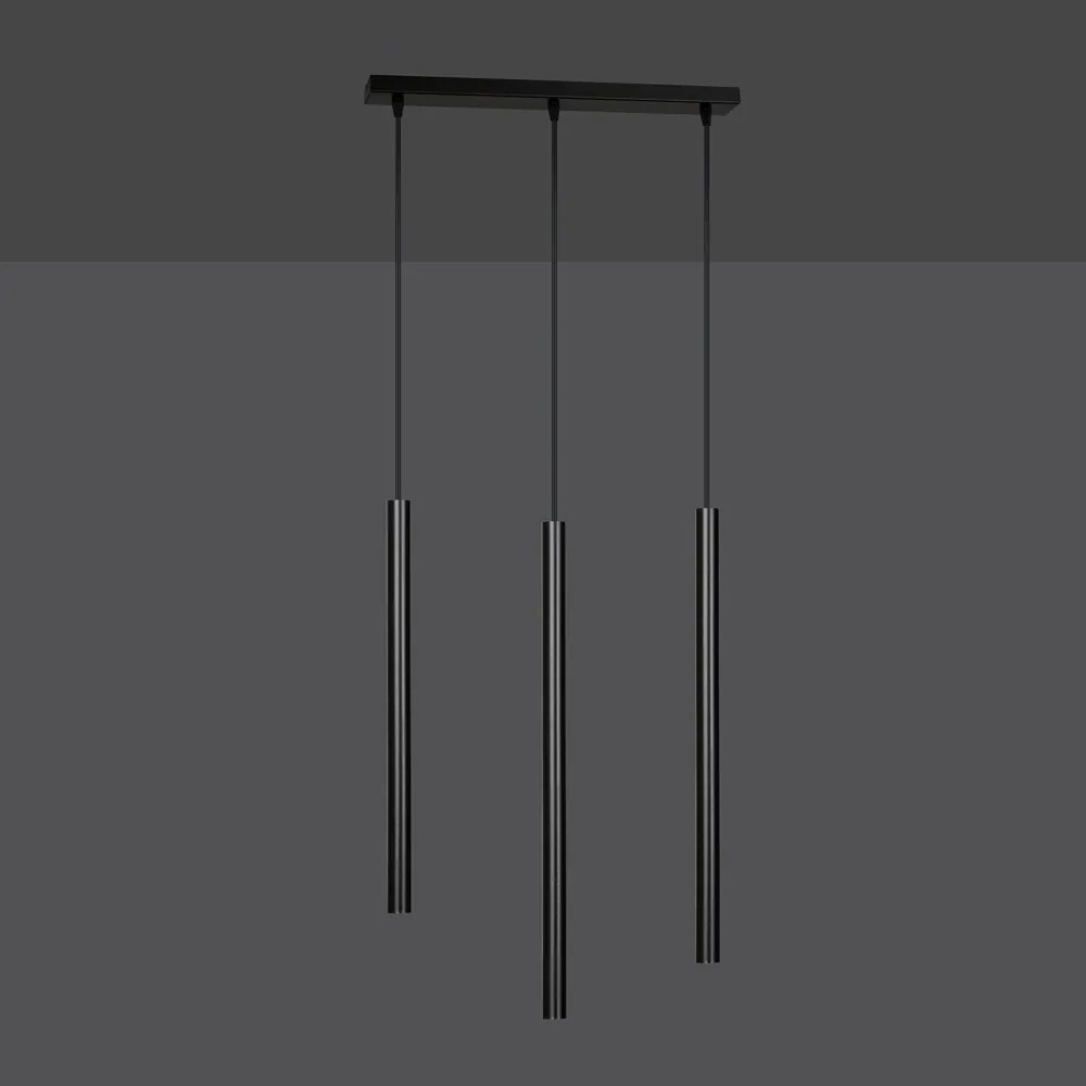 Suspensie Selter 3 Black 552/3 Emibig Lighting, Modern, G9, Polonia