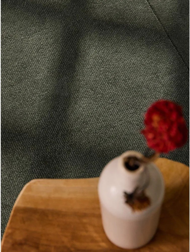 Covor verde închis țesut manual din amestesc de lână 160x230 cm Kari – Villeroy&amp;Boch