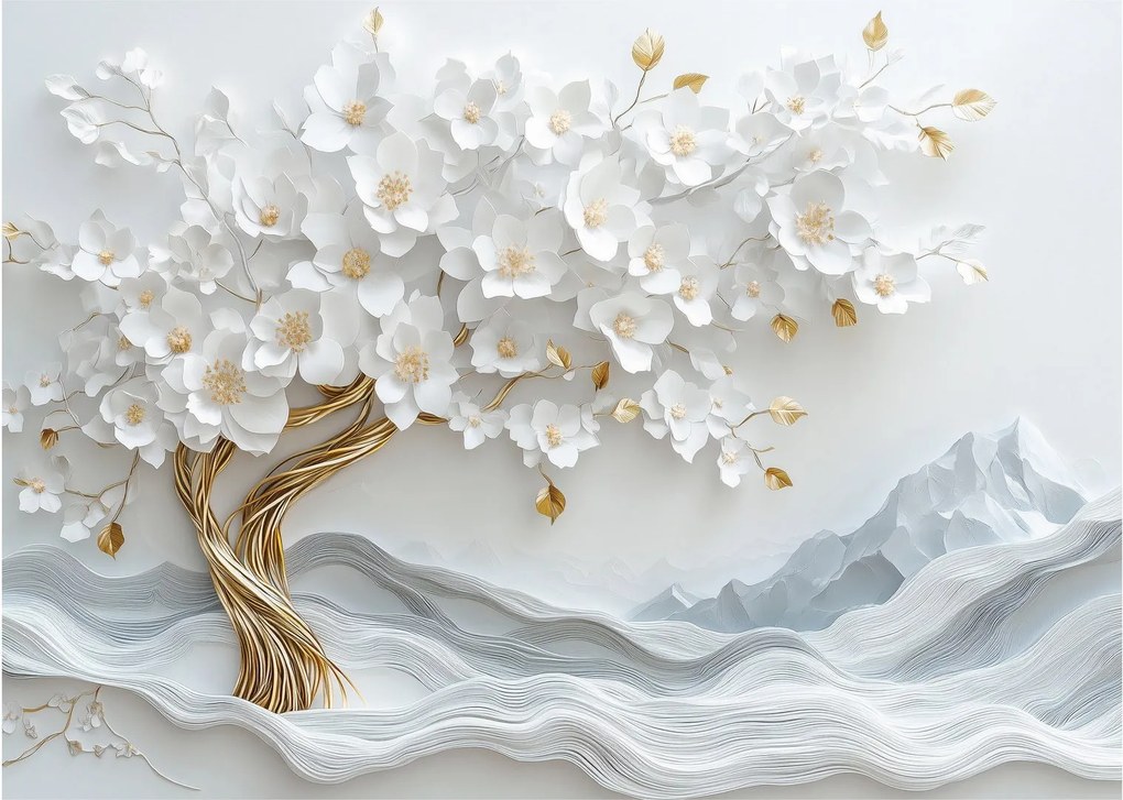 Tablou – Arborele vieții 3D elegant (70x50 cm)