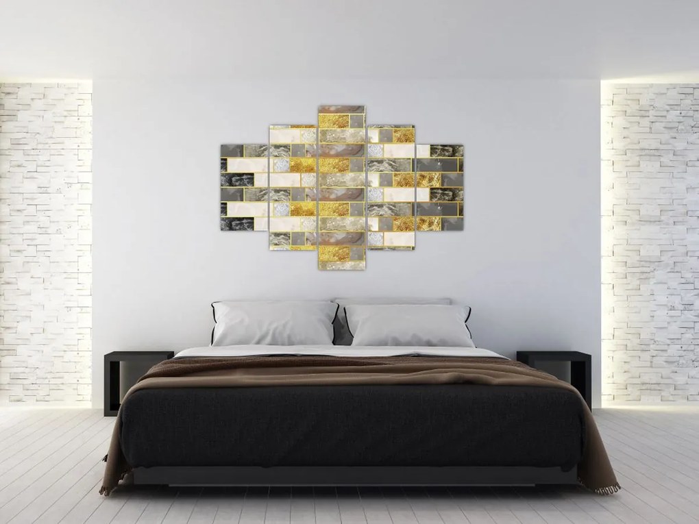 Tablou - Decor cu texturi (150x105 cm)