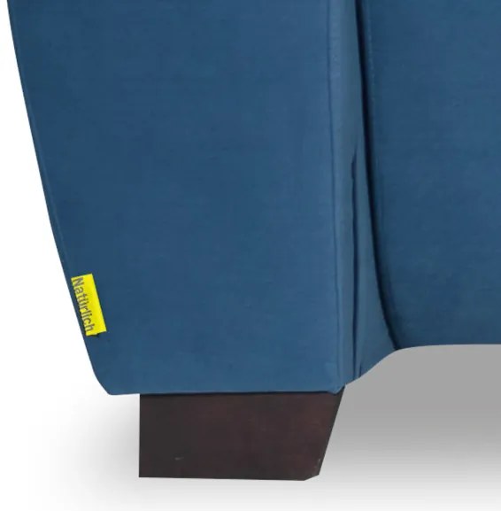 Coltar Extensibil Stanga Novara, Albastru, 309 x 172 x 90 Cm