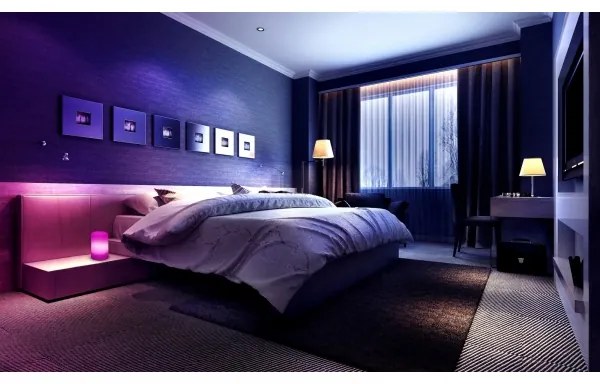 Lampă LED RGB de masă dimabilă LED/3xAAA Grundig + telecomandă