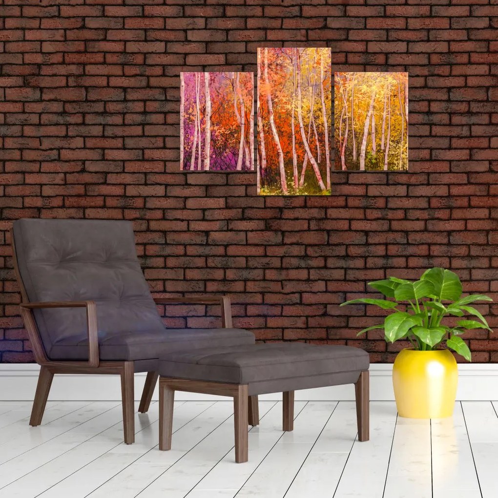 Tablou - Pădurea colorată (90x60 cm)