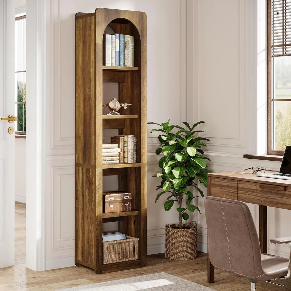 RAM3- Rafturi, biblioteca, depozitare carti 40 cm, living, birou, camera copii - Maro