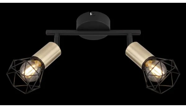 Spot de perete XARA 2xE14/40W/230V Globo 54802S-2AB