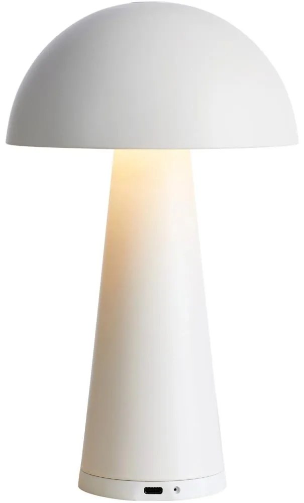 Lampă LED reîncărcabilă dimabilă Markslöjd 108656 FUNGI LED/1,5W/5V IP44 alb