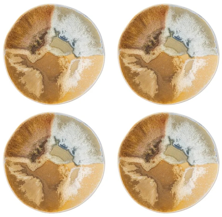 Boluri mici crem 4 buc. din gresie 625 ml Lacey – Bloomingville