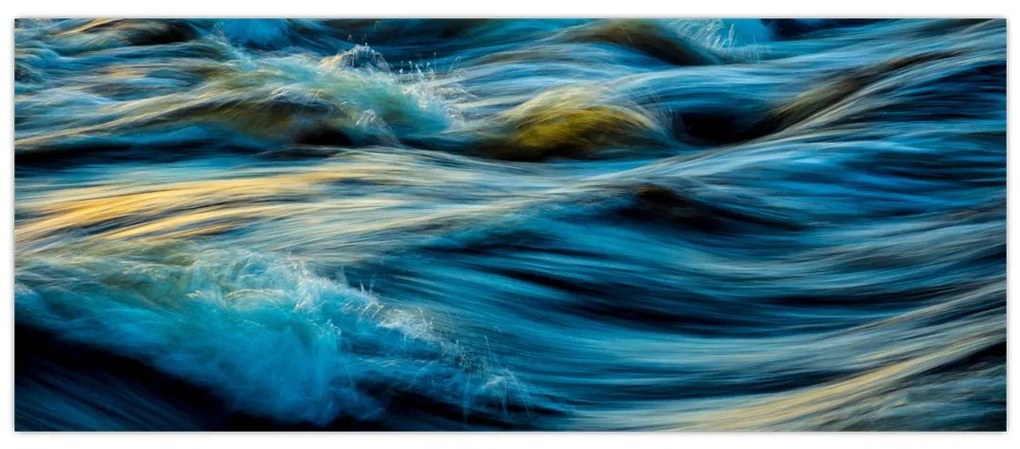 Tablou - Valuri (120x50 cm)