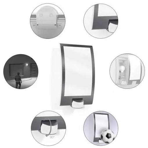 STEINEL 035709 - Iluminat exterior cu senzor L22 1xE27/60W/230V