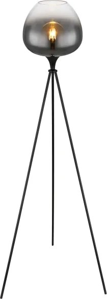 Globo 15548S1 - Lampă de podea MAXY 1xE27/60W/230V neagră