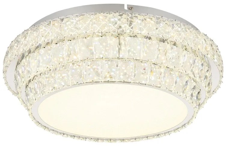 Lustra aplicata, Cristale K5, LED CCT, Telecomanda KLARA 50cm 68157-48 GL