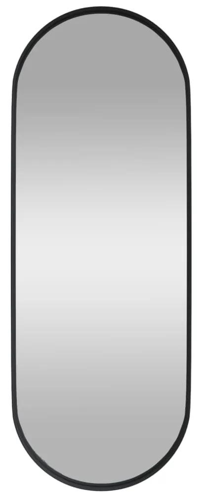 Oglinda de perete, negru, 15x40 cm, ovala 1, Negru, 15 x 40 cm