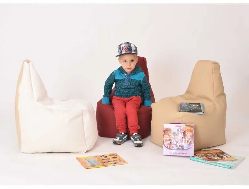 Fotoliu tip Scaun Sunlounger Junior, Material Piele Ecologica - Violet