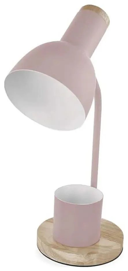 Lampă de birou POPPY 1xE27/25W/230V roz