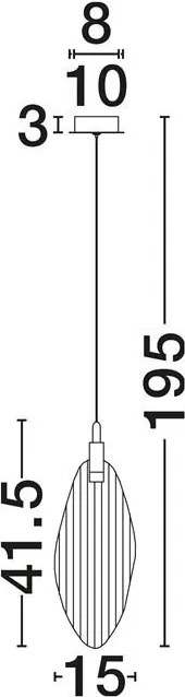 Pendul LED design decorativ SERIQ