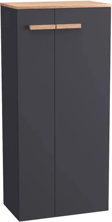Dulap tip coloana suspendat negru Krofam e-L_WOOD 110 cm