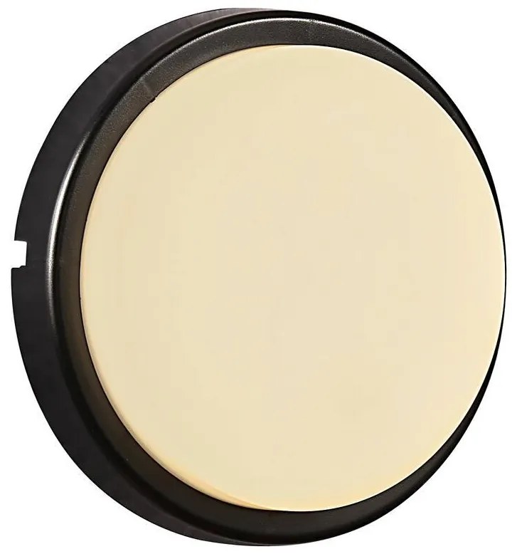 Aplica LED de perete pentru iluminat exterior design modern IP54 Cuba Energy Round negru 2019161003 NL