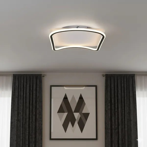 Plafonieră LED CALI 30W/230V 40x40 cm neagră