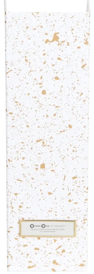 Organizator pentru documente Bigso Box of Sweden Estelle, alb-auriu