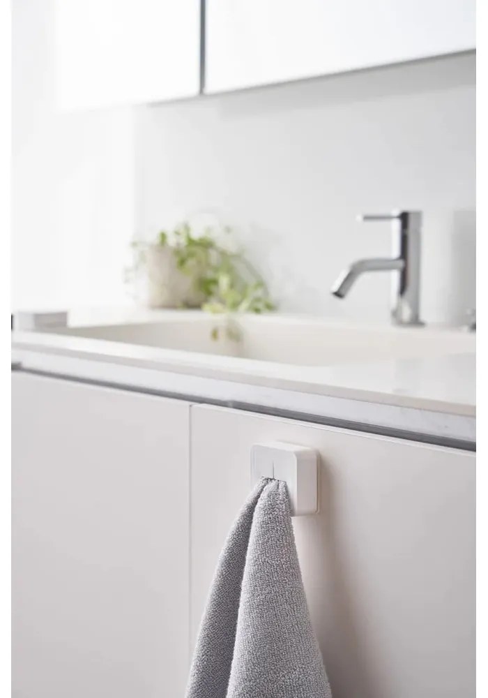 Suport pentru prosoape de bucătărie alb autoadeziv din plastic Film Hook – YAMAZAKI