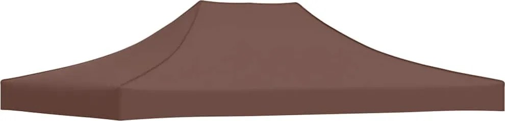 vidaXL Acoperiș pentru cort de petrecere, maro, 4 x 3 m, 270 g/m²