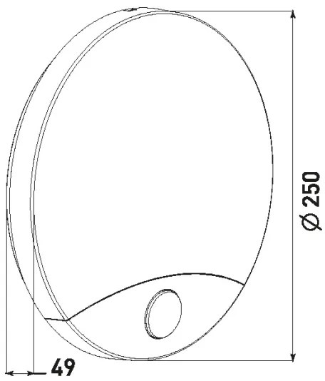 Aplică LED de exterior cu senzor HIBIS LED/15W/230V IP44