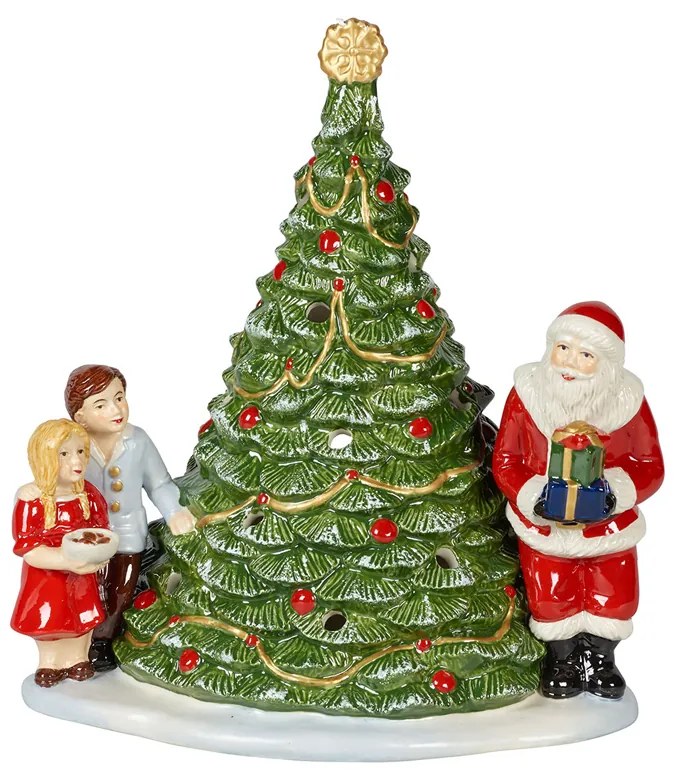 Decorațiune Moș Crăciun lângă brad, colecția Christmas Toys - Villeroy & Boch