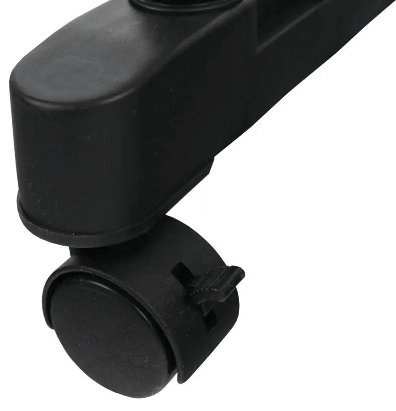 Cuier mobil, inox plastic negru, OLIVER Negru