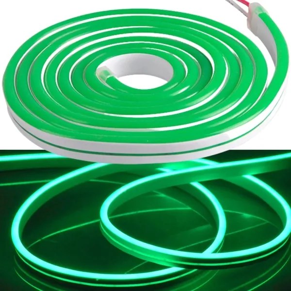 Banda LED NEON 5m LED/30W/24V verde IP65