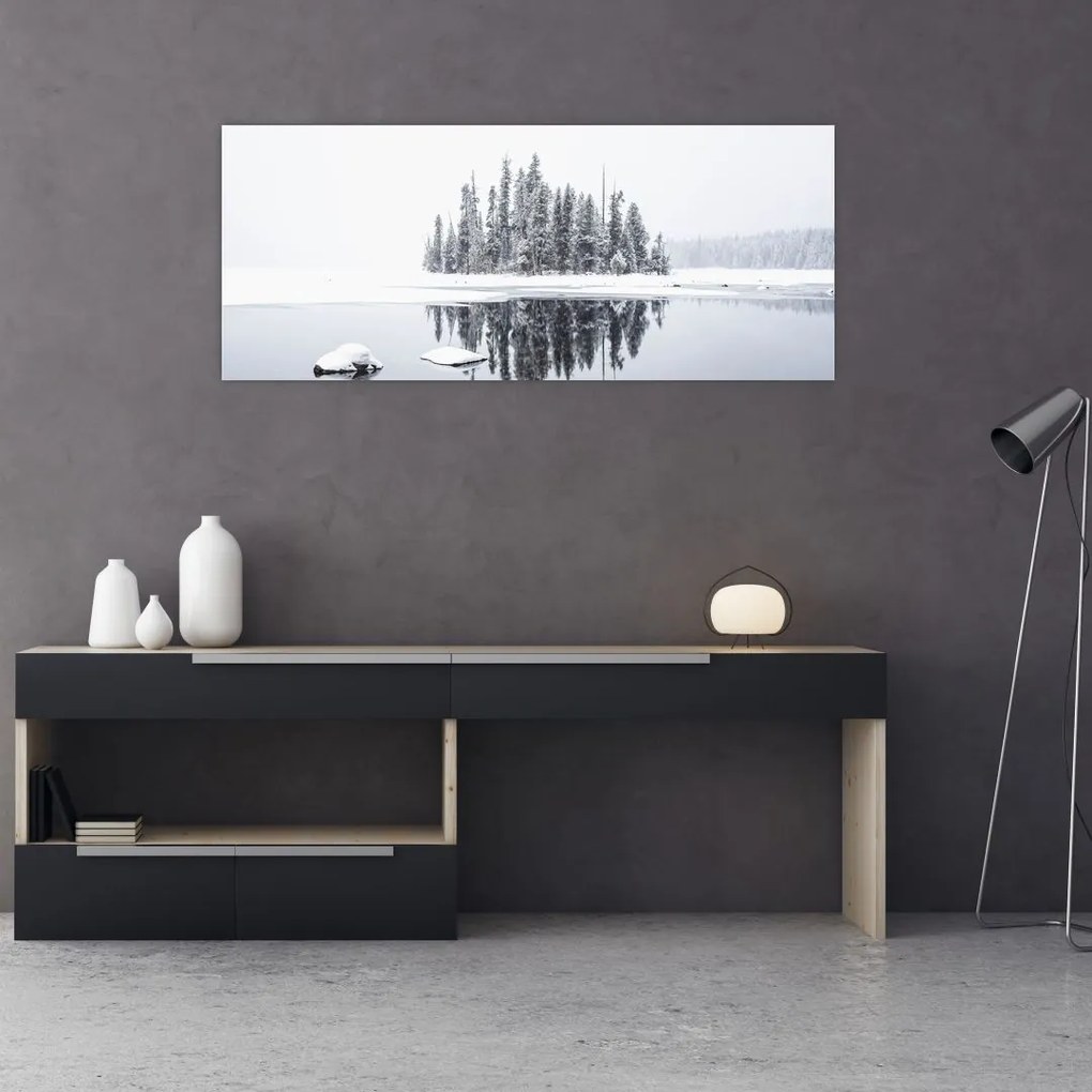 Tablou - A fost alb (120x50 cm)
